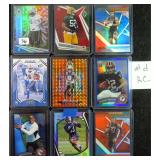 NINE (9) Serial #d Football Rookie Cards