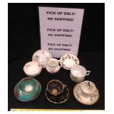 Cups, Saucers, Cream and Sugar: Bavaria, England,