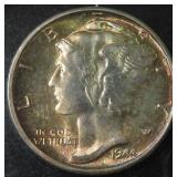 1944-S Silver Mercury Dime MS FB