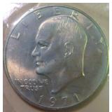 1971-S SILVER IKE Dollar, Sealed in U.S. Mint