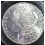 1879 Silver Morgan Dollar, very nice