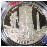 2011 U.S. Arny Proof Half Dollar, U.S. Mint Boxed