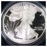 2006 American Silver Eagle PROOF, U.S. Mint Boxed