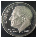 2010-S Proof Roosevelt Dime