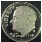 2012-S Proof Roosevelt Dime