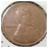 Mint Error: 19_ _ D Wheat Cent, No Date