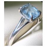 2 CT Natural Grayish Blue Sapphire