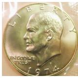 1974-S SILVER IKE Dollar, Sealed in U.S. Mint