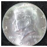 1965 Silver Kennedy Half Dollar, $5.05 Melt Value