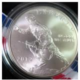 2012 SILVER Infantry Soldier Dollar, US Mint