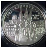2002 SILVER U.S. Military Academy Dollar, PROOF
