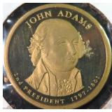 2007-S Proof John Adams Dollar