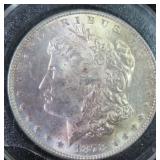 1878 Silver Morgan Dollar, 7 Tail Feathers
