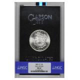 $275 Guide 1882 Carson City Morgan Dollar NGC MS62