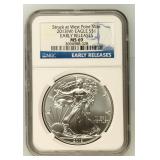 2013-W American Silver Eagle NGC MS69 ER