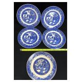 Four (4) OLD Willow Alfred Meakin England