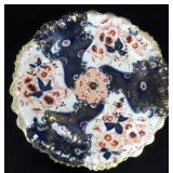 8.5" Victorian Flow Blue Plate, Very Fine