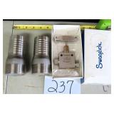 We Ship Swagelcok Valve and (2) SS Connector