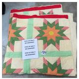 nice old hand sewn quilt