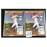 TWO (2) Beckett Future Stars Mags, Chipper Jones