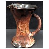Studio Pottery Glazed mottled Glenny Pottery Wales