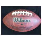 Team Signed NFL Football, Signatures are Faded