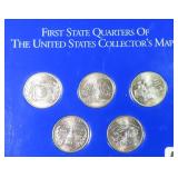 Five (5) State Quarters