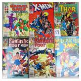SIX (6) MARVEL Comics incl. Thor, X-Men and