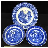 "Willow Ware" Three Pieces Salon and