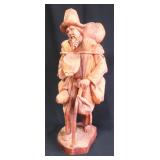 22" Carved Wooden Figure! Rosenberg Estate
