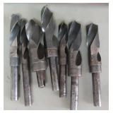 Seven (7) Large Industrial Drill Bits, We Ship