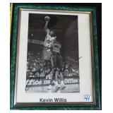 Kevin Willis Signed and Framed 8"x10"