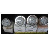 WE SHIP: Three (3) Industrial Gauges