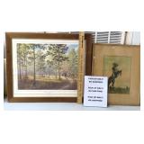NO SHIP: Herb Booth Signed Plantation Quail