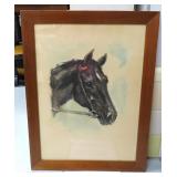 Jose Luis Rey-Vila (1900-1983) Watercolor Framed