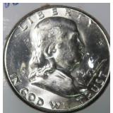 Silver 1963 Franklin Half Dollar, $11.99 Melt