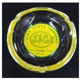 Line Scale Company OKC, OK Vintage Ashtray