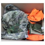Camo Vests, Shirts and Jackets, XL and L.