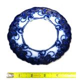 Victorian 5.75" Flow Blue Plate, very nice