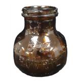 Antique 3.75"H 8 oz Bovril Amber Bottle