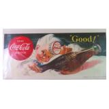 7.75"x3.5" 1953 Coca Cola Paper Lithograph Ad