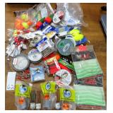 Quantity of Hooks, Sinkers, Floats and More!