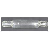 14" Vintage Glass Rolling Pin, not stopper