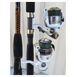TWO (2) Rods and Reels, NO SHIP