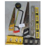 NO SHIP: Three Saws, Two Levels, Two Miter Boxes