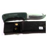 9" Schrade 1430T Skinner with Gut Hook, Weaterford
