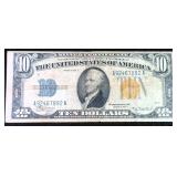 1934 A $10 Silver Certificate, Yellow Seal