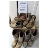 NO SHIP: Hunting Boots, Size 10-11