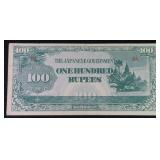 100 Rupees Japanese Government, Invasion Currency
