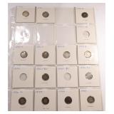 Sterling (.925) Silver Canada Nickels, 1870-1889